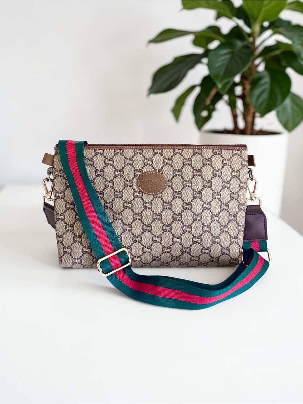 Gucci Plus Clutch to Crossbody Bag